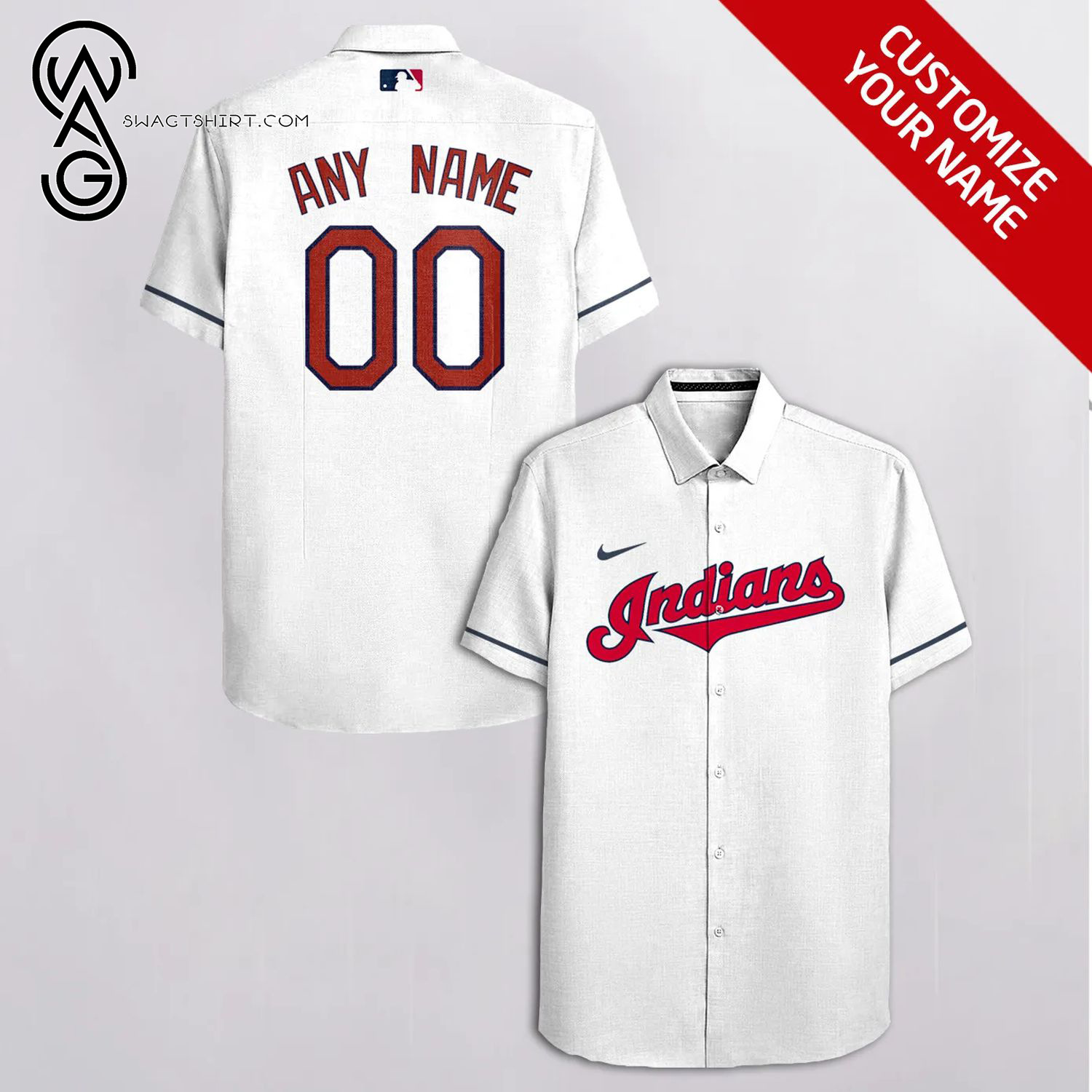 [Top Trending] The Cleveland Indians Full Printing Personalized Hawaiian Shirt